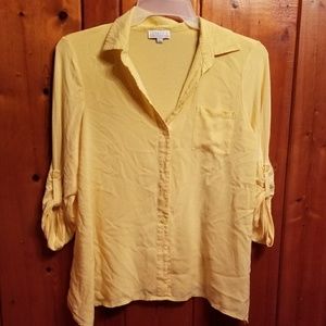 Yellow Joseph A shirt